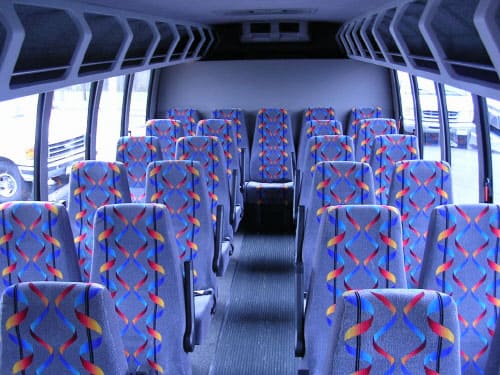 Boston 15-35 Passenger Minibuses Interior
