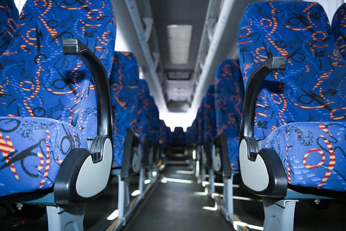 Boston 47-56 Passenger Charter Buses Interior